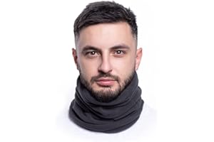 Karl Loven Women's Loop Scarf Neck Warmer Men's Buckle Winter Fleece Lining Unisex Warm Hat Mask - Sports Ski Motorcycle Bicycle Snowboard Hiking