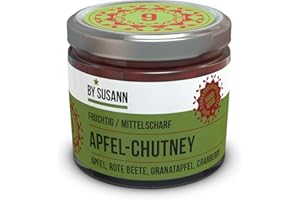 ‎BY SUSANN BY SUSANN - 09 APFEL-CHUTNEY im Glas (1 x 150 g), Geschmackserlebnisse mit intensiven und natürlichen Aromen, fruchtig, mittelscharf