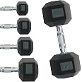 Trade Shop - Paar Vinyl-Hanteln, Je 2,5 Kg, Hanteln, Gewichte, Fitnessstudio, Fitness, Sport