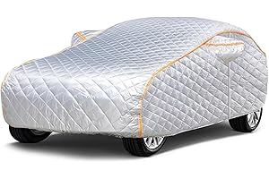 GÉNÉRIQUE Bâche Voiture Anti-grêle Étanche Extérieur pour Peugeot 208 Bâche Anti grêle Voiture épaissie, Housse de Protection Voiture Anti-grêle Extérieur Étanche Couverture Anti grele Voiture
