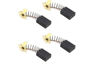 ECSiNG 2 Pares de Cepillos de Carbón Pieza de Repuesto Del Agitador de Parada Automática 6x11x15 Mm Compatible con Agitador Mezclador de Cemento Collomix UniMix Accesorios para Herramientas Eléctricas