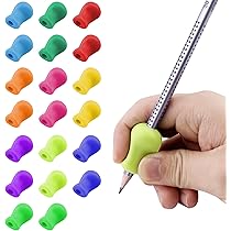 Impugnature Per Matita Bambini - 20 Gommini In Silicone Ergonomici Per Correggere La Postura - Foto 10