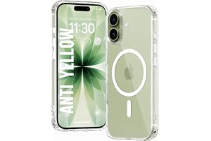 DIZORO Crystal Clear Magnetic Compatible with iPhone 17 Case with Anti-Yellow Anti-Scratch Shockproof Transparent Cover