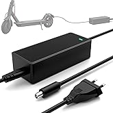 Mezelon E Scooter Charger, Charging Cable 42V 2A for Ninebot F20 F30 F40 ES1 ES2 ES3 ES4 G30, Xiaomi M365, Pro, Pro 2, Mi 3, 