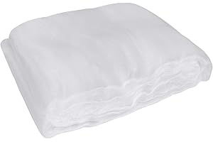 ‎YHMALL YHmall Vegetable Net Garden Fine Mesh 2.5 x 3 m Insect Net Protective Net Garden Net Bird Net for Plants Vegetables Flowers Garden Orchard (White)