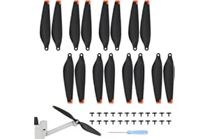 DIFLAX 16 Pezzi Eliche Mini Compatibili con Mini 3/4 PRO, Eliche di Ricambio Drone, Rilascio Rapido, Basso Rumore Stabile, Accessori per Droni, Per Aficionados di Droni, Fotografi Aerei