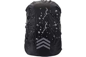 ‎VIKY VIKY® Regenschutz Rucksack wasserdichte, Regenschutz für Rucksäcke (18-55L), Reflektierende Rucksack Regenschutz, Regenhülle Rucksack, Rucksack Regenschutzhülle für Wandern Camping Radfahren