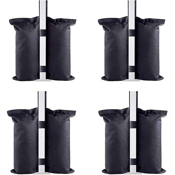 4 Sacs De Sable Tonnelle - Poids Lestage Gazebo Tente Extérieur