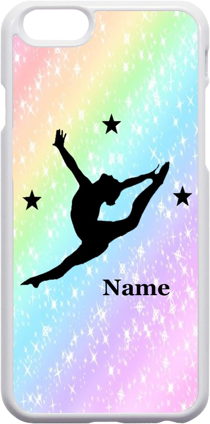 Gymnastics Personalised Phone Case (IPhone 7, Design 1 White)