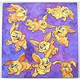 Ein handgemaltes Originalbild voller Hasen - 