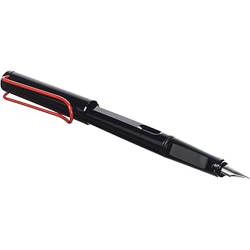 LAMY Cp1 Füllfederhalter – Schwarz Matt, F-Feder, Mit Tintenpatrone Blau