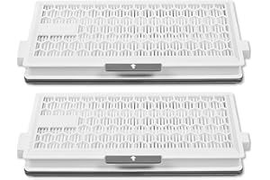 KEEPOW Filtre Aspirateur Air Clean Plus 50 pour Miele Complete C3 Powerline S8340 Filtre d'aspirateur, Air Clean SF-HA 50 pour Complete C2 C3 Compact C1 C2, lot de 2