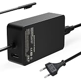 sccvee 65W Y&uuml;zey Laptop Hızlı Charging Charger 5 W USB A Port ile, Microsoft Y&uuml;zey Pro 9/8/7/6/5/4/3/X Y&uuml;zey Go 3/2/1 Y&uuml;zey L