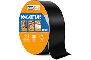 ADHES TAPE PURSUIT OF PERFECTION ADHES Nastro Butilico Sigillante Impermeabile, 50mm x 15m, Resistente alle Intemperie Nastro per Travetti per Deck, Ideale per Piattaforme in Legno, Travi, Tetti