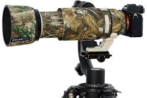 ROLANPRO Custodia protettiva mimetica per Sony FE 100-400 mm f4.5-5.6 GM OSS Coat Lens Custodia protettiva #27 impermeabile