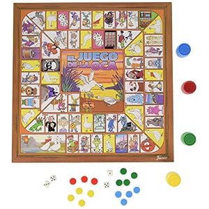 Fournier Tablero tradicional doble de parchis y oca de 40×40 cm para 4 jugadores con Fichas y dados