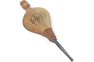 MGE WORLD MGE - Soufflet Cheminée - Serviteur Poele a Bois - Serviteur Cheminée - Ustensiles Cheminee Bois - Set Cheminee - Soufflet Cheminee - Souffleur de Cheminée - Bois - 51 cm