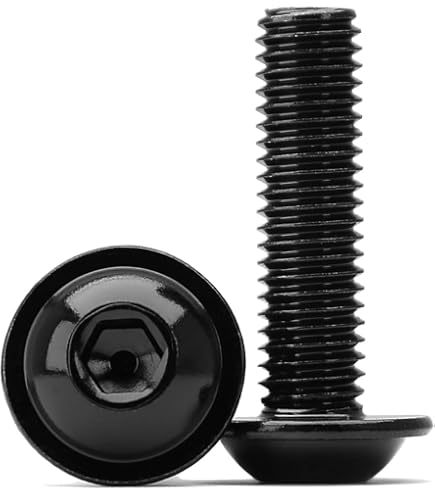 20 Viti A Testa Bombata M6x20mm In Acciaio Inox - Con Flangia Ed Esagono Incassato - Foto 5