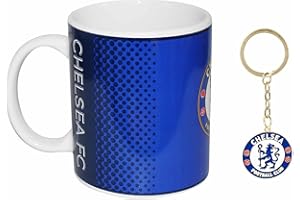 Chelsea FC Crest Mug & Keyring Set by Chelsea F.C.
