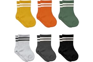 bistyle Cotone 6 paia di calzini per neonati da 0 a 3 mesi a 2 – 3 anni | calzini profumati per bambini | calzini per bambini