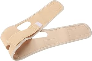 FILFEEL Cinturón adelgazante de elevación facial, cinturón de línea de la cara V Banda transpirable de doble mentón Levante Vendas adelgazantes antiarrugas(Beige (2#))
