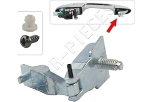 STARKIT PERFORMANCE Charnière de poignée de porte compatible pour Fiat 500 (à partir de 2007) et compatible pour Alfa Romeo 147 (2000-2010) poignée extérieure | AVANT GAUCHE OU DROITE | 51964555 | 51939041