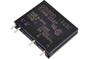 Reland Sun Lot de 5 relais statiques G3MB-202P-5VDC G3MB-202P-12VDC G3MB-202P-24VDC 2A DC Contrôle AC 5V 12V 24V (5V)