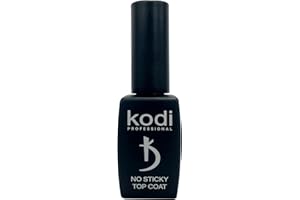 Rubber Top Gel Coat | No Sticky Top | Kodi Professional | 12 ml | Original | Finish without sticky layer | High Gloss Finish | Soak Off | For Long Lasting Nails Layer | Easy To Use, Non-Toxic