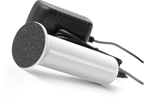 ‎I.B.N Elektrischer Hornhautentferner Füße (Regelbare Geschwindigkeit) Callus Remover Hornhautentferner Elektrisch, Fußpflege Hornhaut Entfernen Fuß Elektrisch Mit 60er Ersatzschleifpapier, FCR-1 Weiß