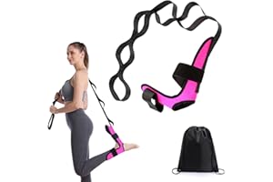 AWAVM Yoga Stretching Strap Painless Legs Band for Schmerzlinderung Verbesserung von Achillessehnenentzündungen Beindehnungen bei Muskelzerrungen und Knöchelverletzungen