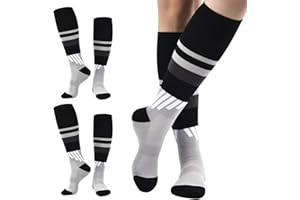 ROGOHPE 2 PAIRS Compression Socks for Women Men Medical Compression Stockings 15-20mmHg Athletic Flight Socks for women Men for Running Varicose Veins Sport Nursing
