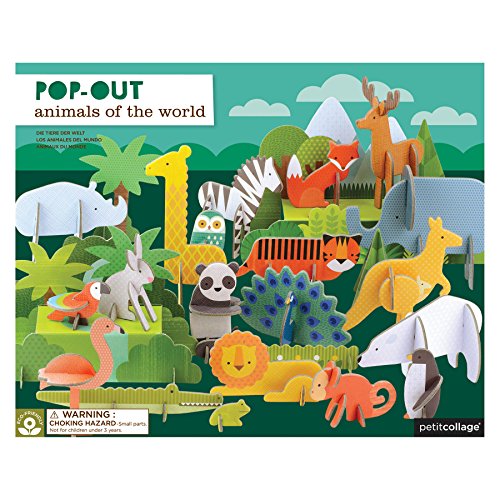 Preisvergleich Produktbild Petit Collage 44893 Deluxe Pop Out Tiere