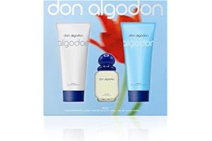 DON ALGODON Set Tripack Mujer EDT 100 ml + Loción 200 ml + Gel Ducha 200 ml Don Algodón