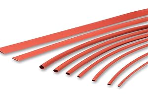 LE PALAIS DU BRICBRAC Gaine thermorétractable 2:1 Rouge(sans colle) - Ø 1MM à 14MM de 0,5m à 10m (Ø 14mm, 3 Mètres)