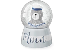 RUNGASSI Schneekugel Glitzerkugel Geschenk Themen: Tierwelt - Happy Birthday (Seehund - 7008521)