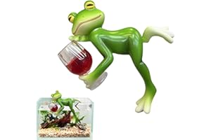 LUMOOM Decorazione da giardino a forma di rana, decorazione da giardino, con rane e rane, decorazione per giardino, balcone (C)