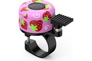 ATOYOGA Sonnette Vélo, Klaxon Velo Ø22mm, Compatible avec VTT, Vélo de Route, e-Bike, Trotinette Electrique, Klaxon Velo Enfant Puissant, Sonnette pour Bicyclette avec Vis de Fixation Incluses