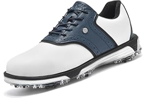 ULTIANT Golf Shoes Mens Waterproof Spikeless Classic Professional Stability for Golf Training