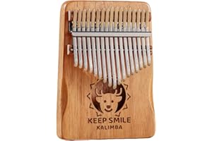 Kalimba Daumenklavier 21 Tasten/17 Tasten Finger Klavier Tragbares Musikinstrument für Anfänger, Musikgeschenke für Musikliebhaber (Hirsch, Klein)