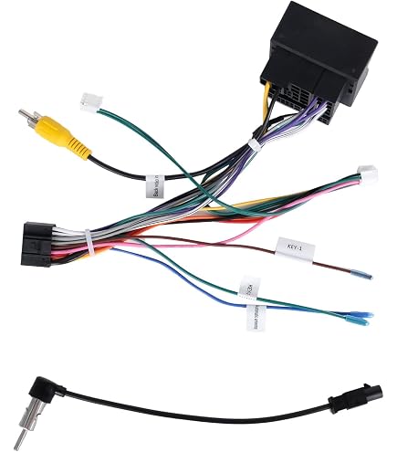 Faisceau Câble Audio 16 Broches Avec Décodeur Canbus - Compatible VW Touareg, Transporter, Multivan (2002-2015)
