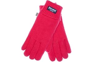 EEM FASHION EEM guantes de punto para niños, algodón suave, forro térmico Thinsulate