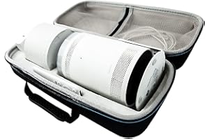 BAOMAEYEA Twarde etui do przechowywania do Samsung The Freestyle Projector Pyłoszczelne etui ochronne do przechowywania, kompleksowa ochrona etui do przenoszenia