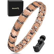 MagnetRX® Bracciale Magnetico Terapeutico in Rame Puro – Braccialetto Magnetico da Uomo