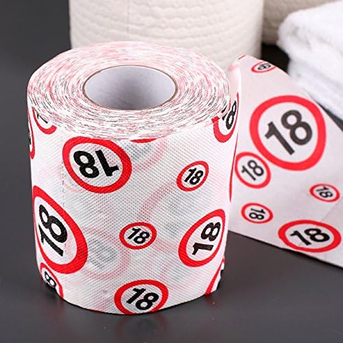 1 x 18th Birthday Gift Toilet Paper Roll 25m