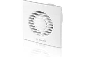 BOSCH THERMOTECHNIK Bosch - Bathroom Fan 1100 - Energy-efficient Ventilation - Easy to Install, Good Performance, Energy-Efficient - for air ducts with a Diameter of 10 cm