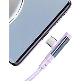 Mcdodo CA-3421 USB-A to Type-C 100W 6A L Tip S&uuml;per Hızlı Şarj Kablosu 1.2m Mor