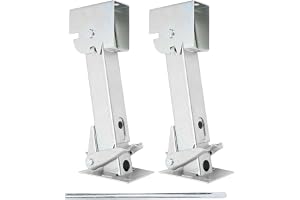 AOWINHIT 2st Stabilizer Jack 650 Kg Support 1000 Kg Lyftkapacitet Galvaniserad Teleskop Justerbar Sväng Ner Stabilisator Jack