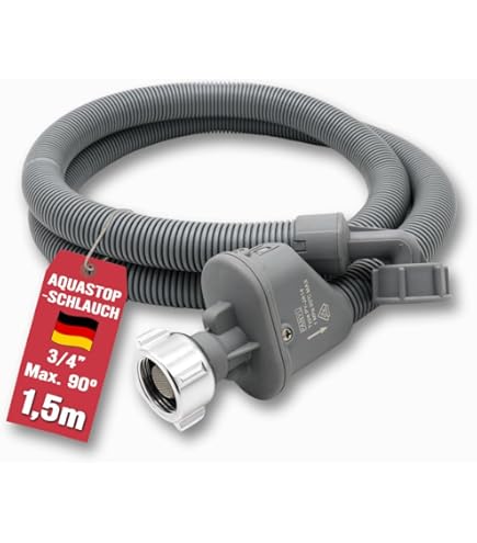 Wpro Wasserstopp-Zulaufschlauch 2,5m - Für Waschmaschine & Geschirrspüler