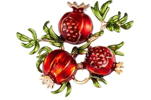 Clataly Grenade broche élégante fruit broche fleur partie robe broche femme fille bijoux