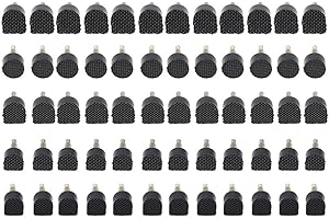 Regun Absatz Reparatur Set für Schuhe, Schuh-Bolzen, 5 verschiedenen Größen Absatz Schuh Reparatur Tipps Taps Dowel Lift Replacement, Runde Form und U-Form(60pcs / Pack)